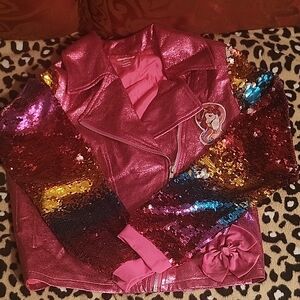 Nickelodeon Pink Sequin Kids Jacket